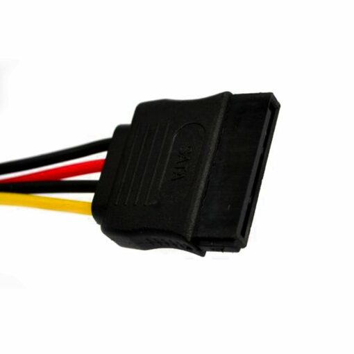 15 Pin SATA Female to Molex IDE 4 Pin Male Power Adapter Cable – Pack of 2 PHI1001910 Phipps Electronics 3