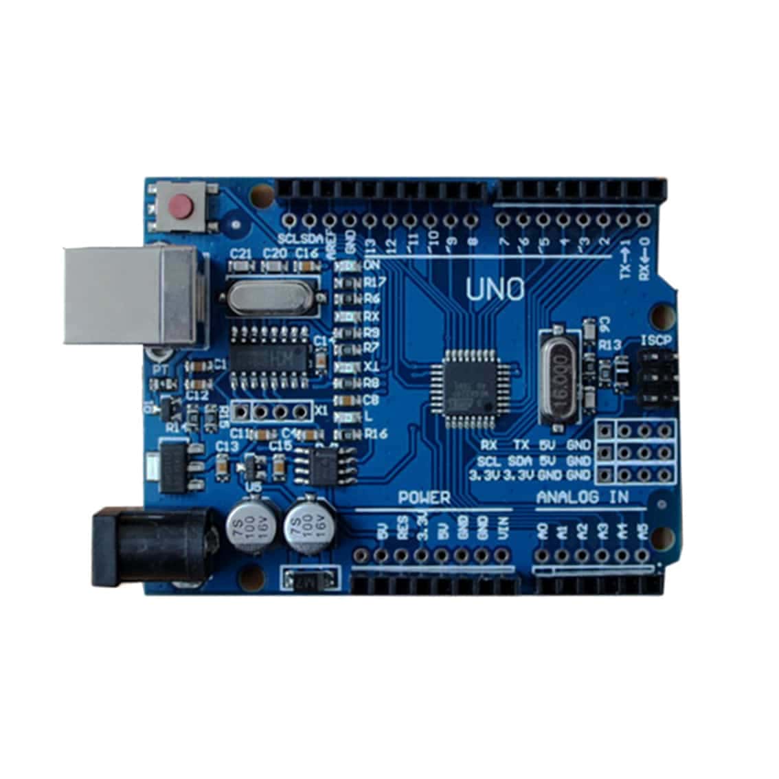 UNO R3 ATmega328P CH340 Development Board – Arduino Compatible with USB Cable PHI1001882 Phipps Electronics 2