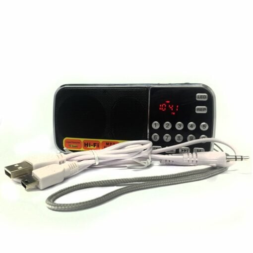 AM FM Portable Pocket Radio with USB MP3 Player – 10 Hour Rechargeable Battery PHI1001921 Phipps Electronics 3