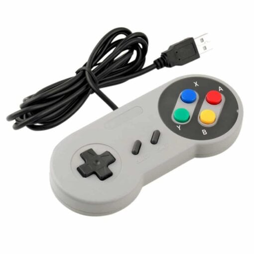 Super Nintendo Style USB SNES Retro Game Controller – Pack of 2 PHI1001867 Phipps Electronics 3