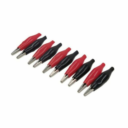 28mm Alligator Clips Red and Black – Pack of 10 PHI1001920 Phipps Electronics 4