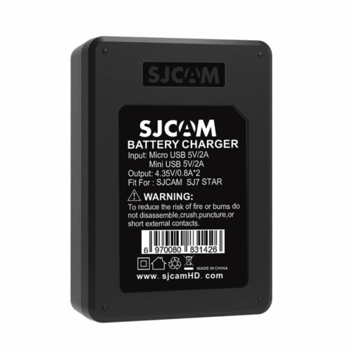 SJCAM SJ7 Star Sports Action Camera Dual Battery Charger PHI1001955 Phipps Electronics 6