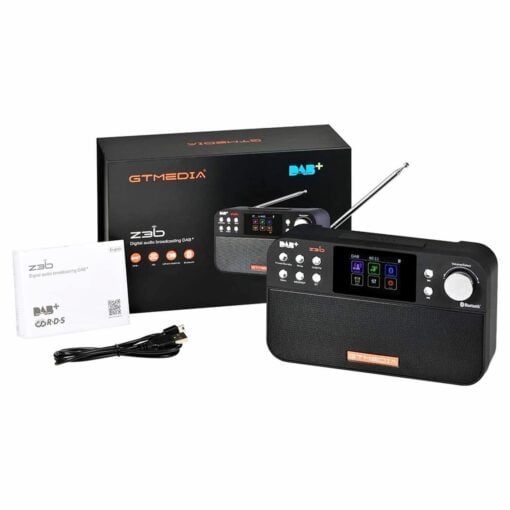 DAB+ Radio with Bluetooth Speaker and FM Tuner – Colour Display PHI1001889 Phipps Electronics 4