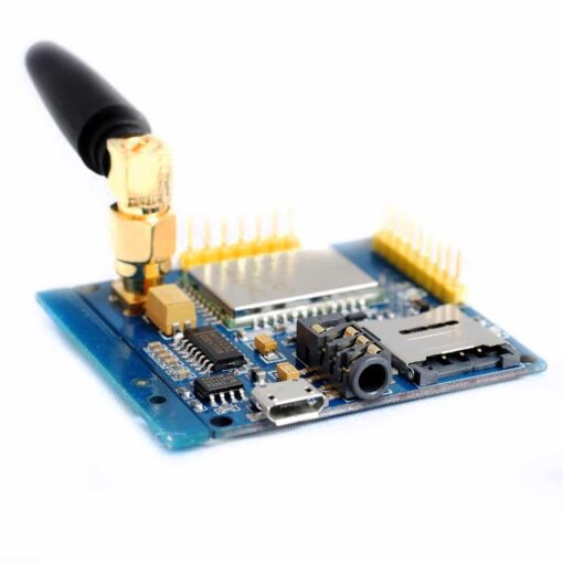 A6 GPRS/GSM Module Board with Antenna and Sim Card Slot Quad Band 850 900 1800 1900 MHz PHI-A6-GSM-ANT Phipps Electronics 3