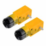 Single Axis Geared TT DC Motor – Pack of 2