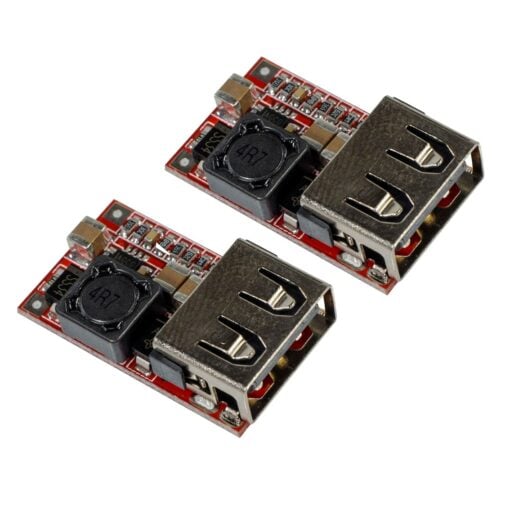 6-24V DC-DC Step Down USB Buck Power Module – Pack of 2 2