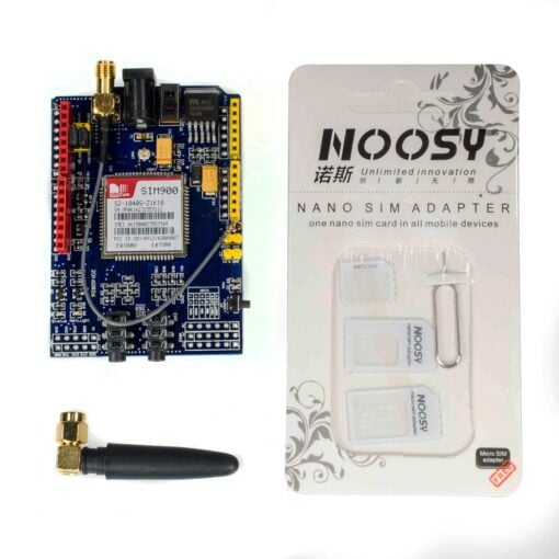 SIM900 Quad-Band GPRS/GSM Shield Development Board for Arduino PHI-SIM-GPR-GSM Phipps Electronics 3
