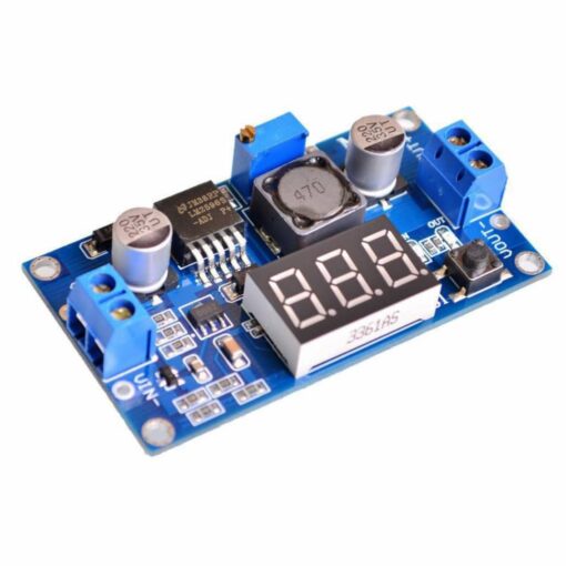 LM2596s DC-DC Adjustable Step-Down PSU with Volt Meter PHI1001403 Phipps Electronics 2