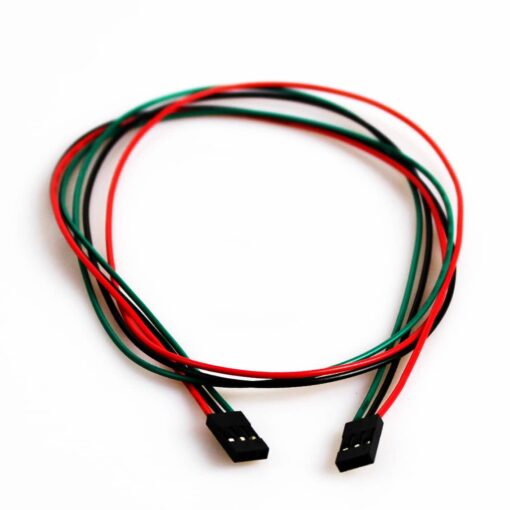 3 Pin Female to Female 70cm Jumper Cable – Pack of 2 PHI1001405 Phipps Electronics 2