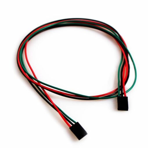 3 Pin Female to Female 70cm Jumper Cable – Pack of 2 PHI1001405 Phipps Electronics 3