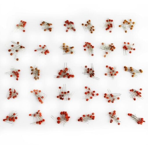 300-Piece Ceramic Capacitor Assortment – 2pF-0.1uF PHI1001407 Phipps Electronics 2