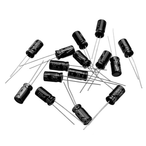 Aluminium Electrolytic 12 Value Capacitor Kit – Pack of 120 PHI1001350 Phipps Electronics 4