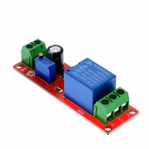 12V Adjustable 0 To 10 Second Delay Relay Module – NE555 PHI1001235 Phipps Electronics 2