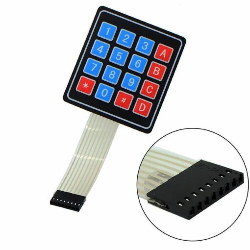 4×4 16 Key Matrix Membrane Keypad 3