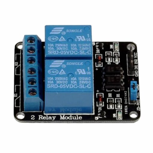 5v 2 Channel Relay Module with Optocoupler 3