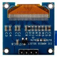 0.96 Inch Blue OLED Serial Display Module – 128 x 64 PHI1001236 Phipps Electronics 2