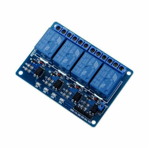 5v 4 Channel Relay Module with Optocoupler PHI1001213 Phipps Electronics 4