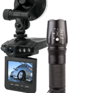 2.5″ inch Car Dashboard Camera and Bonus LED Flashlight PROMO10958 Phipps Electronics
