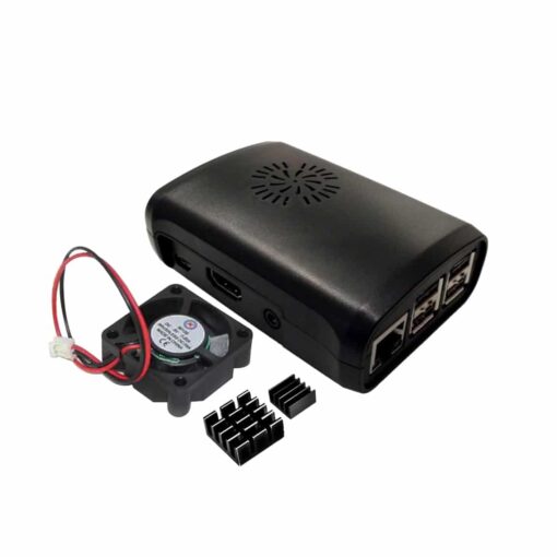 Raspberry Pi 3 Model B+ with Case, Cooling Fan and Heat sinks DIS1001252 Phipps Electronics 4