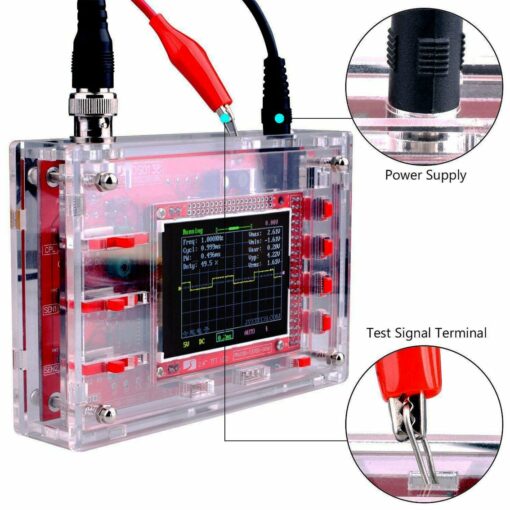 DS0138 Digital Oscilloscope Assembled with Acrylic Case PHI1001259 Phipps Electronics 3