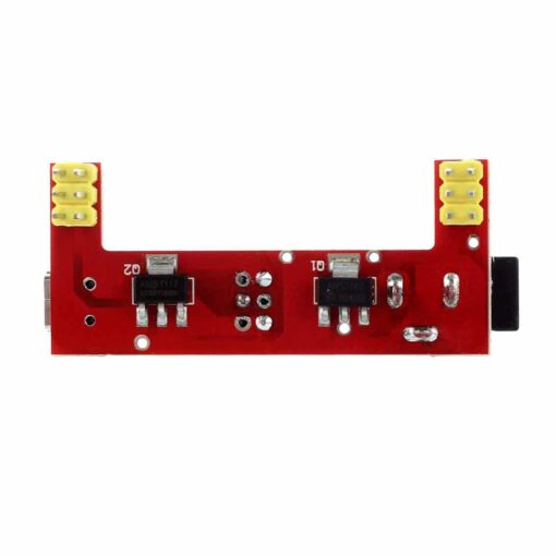 Breadboard Power Supply Module 3.3V – 5V (Red Wings – MB102) – Pack of 2 3