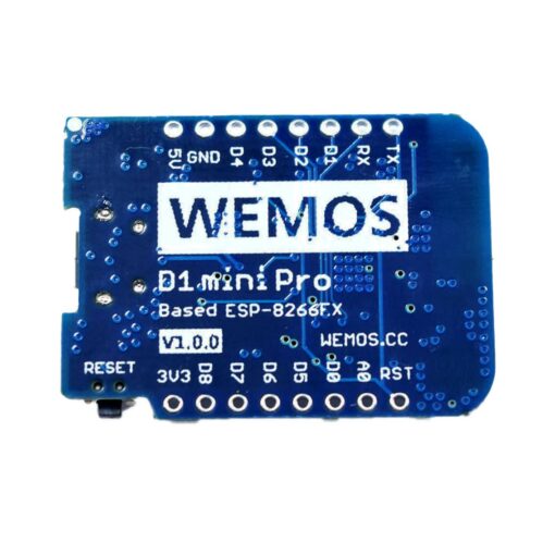 Wemos D1 Mini Pro Esp8266 Development Board PHI1001286 Phipps Electronics 3