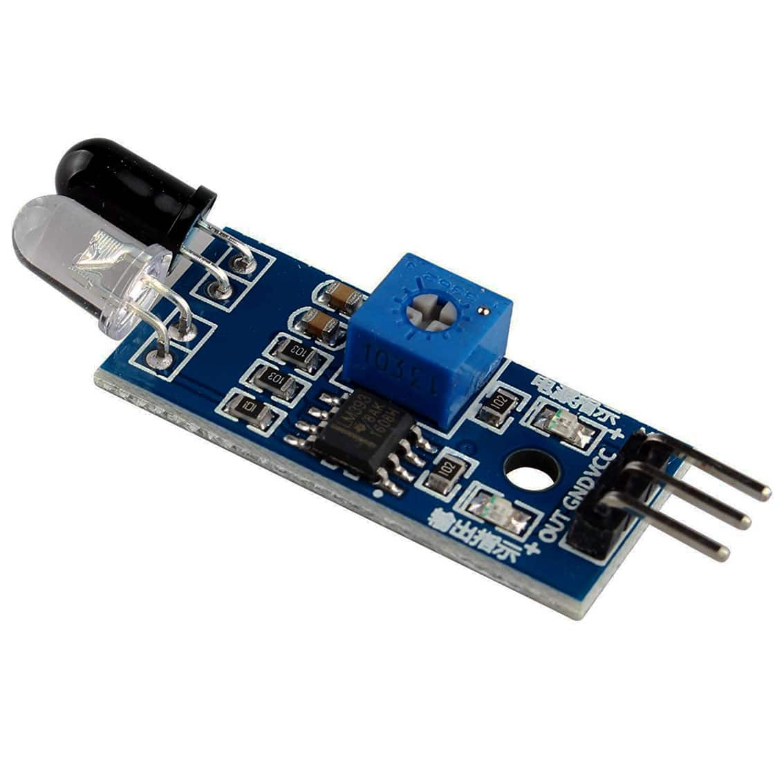 Ir Infrared Distance Obstacle Avoidance Detection Sensor Module Ky 032 Phipps Electronics 