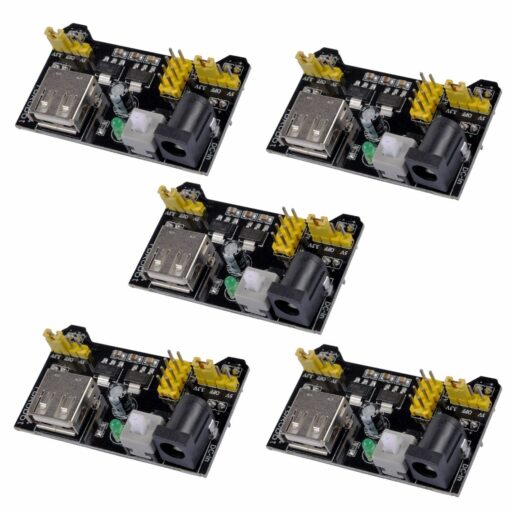 MB102 Breadboard Power Supply Black – Pack of 5 PHI1001294 Phipps Electronics 2