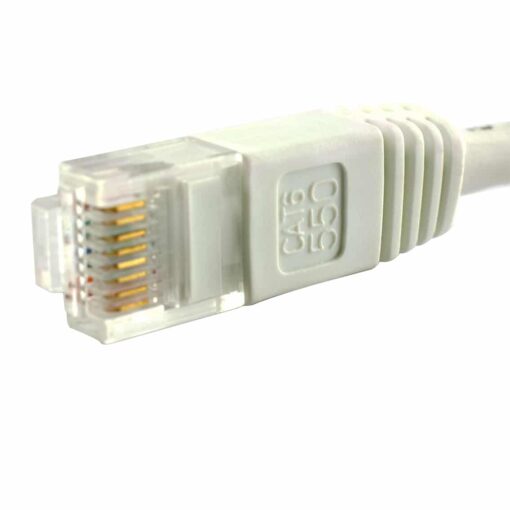 3m White Ethernet Network Lan Cable CAT6 1000Mbps RJ45 PHI1001307 Phipps Electronics 4