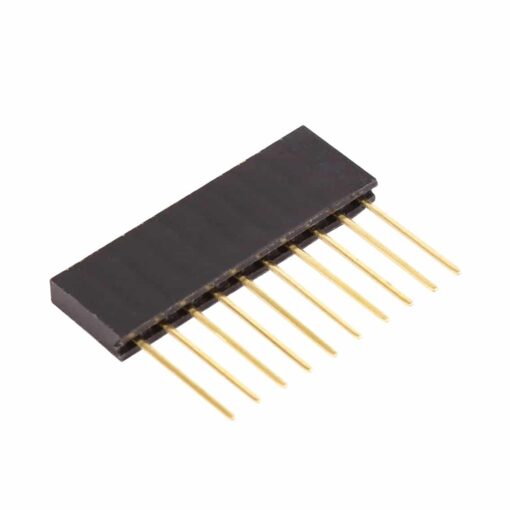 2.54mm 10 Pin 11mm Long Header – Pack of 5 PHI1001371 Phipps Electronics 2