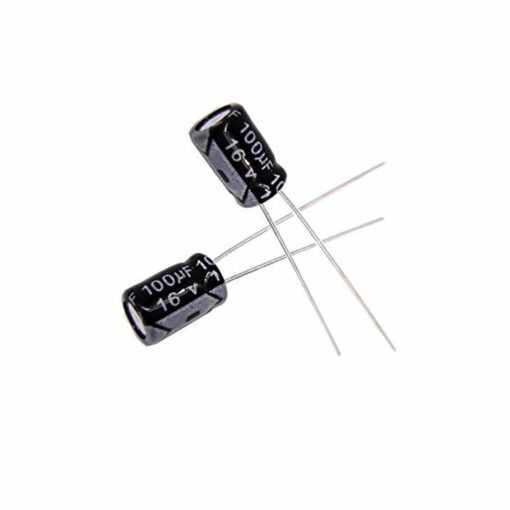 16V 100uF Electrolytic Capacitor – Pack of 20 PHI1001344 Phipps Electronics 2
