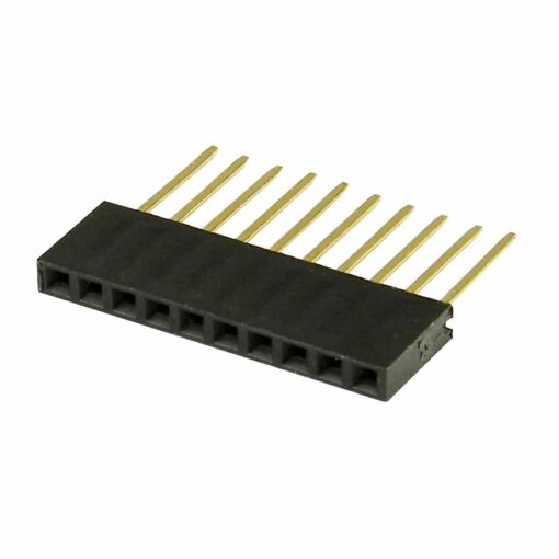 2.54mm 10 Pin 15mm Long Header – Pack of 5 3