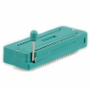 40 Pin Green ZIF Lockable Socket PHI1001436 Phipps Electronics