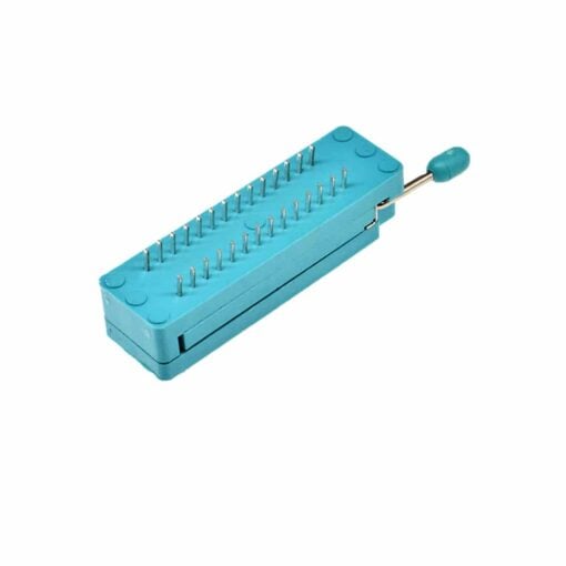 28 Pin Green ZIF Lockable Socket PHI1001437 Phipps Electronics 3