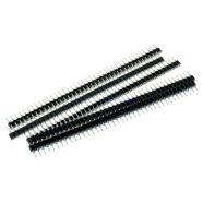2.54mm 0.1” 40 Way SIL Turned Male to Female Pin Headers – Pack of 5 PHI1001419 Phipps Electronics