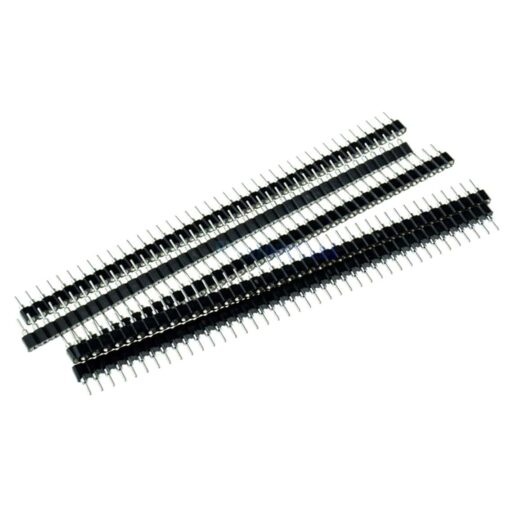 2.54mm 0.1” 40 Way SIL Turned Male to Female Pin Headers – Pack of 5 PHI1001419 Phipps Electronics 2