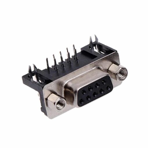 9 Pin Right Angle D-Sub Female Connector 3