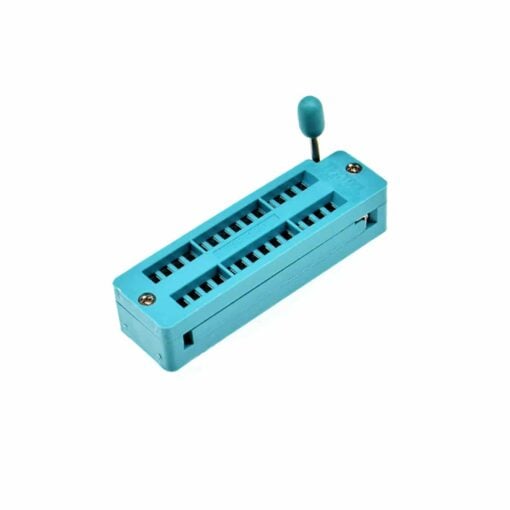 28 Pin Green ZIF Lockable Socket PHI1001437 Phipps Electronics 2