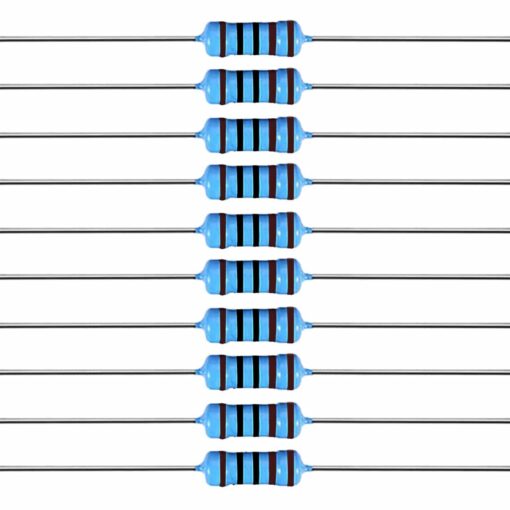 1K Ohm 0.25W 1% Metal Film Resistor – Pack of 100 2