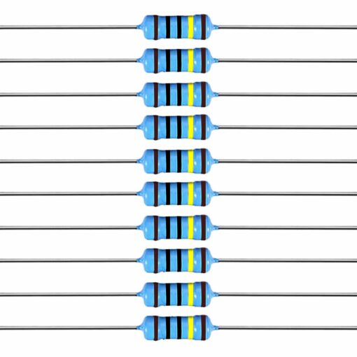 1M Ohm 0.25W 1% Metal Film Resistor – Pack of 100 2