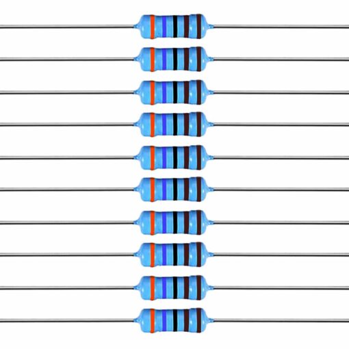 3K6 Ohm 0.25W 1% Metal Film Resistor – Pack of 100 2