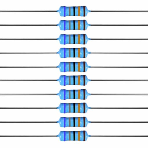 68R Ohm 0.25W 1% Metal Film Resistor – Pack of 100 PHI1001495 Phipps Electronics 2