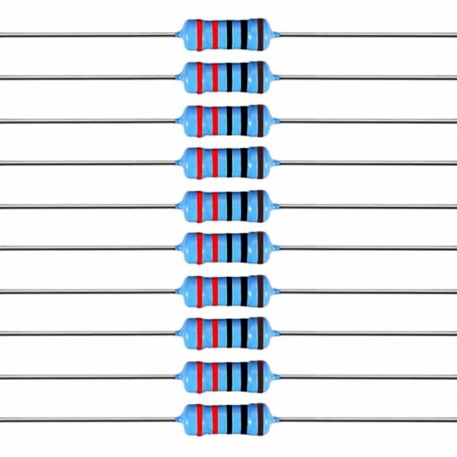 220R Ohm 0.25W 1% Metal Film Resistor – Pack of 100 PHI1001498 Phipps Electronics 2