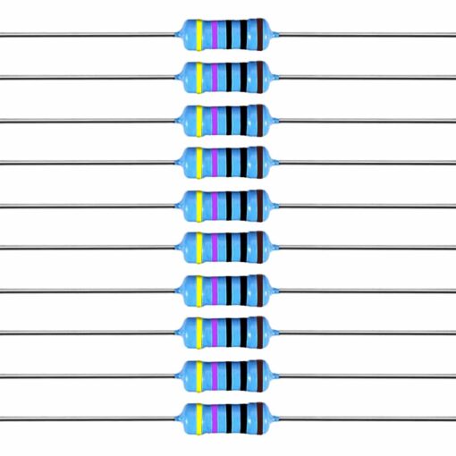 470R Ohm 0.25W 1% Metal Film Resistor – Pack of 100 2