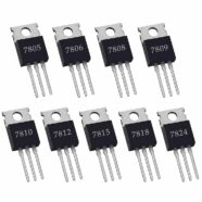 78XX Voltage Regulator Kit – 9 Values – Pack of 9