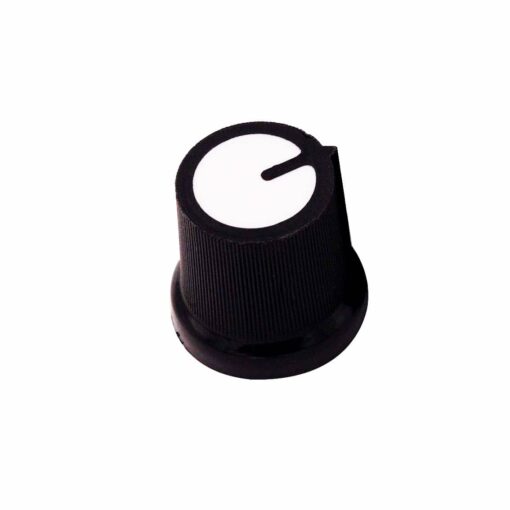 WH148 AG2 Potentiometer Black White Top 15mm Plastic Knob – Pack of 10 PHI1001657 Phipps Electronics 2