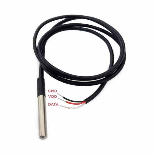 DS18B20 Waterproof Digital Temperature Sensor Probe – 2 Meter PHI1001810 Phipps Electronics 3
