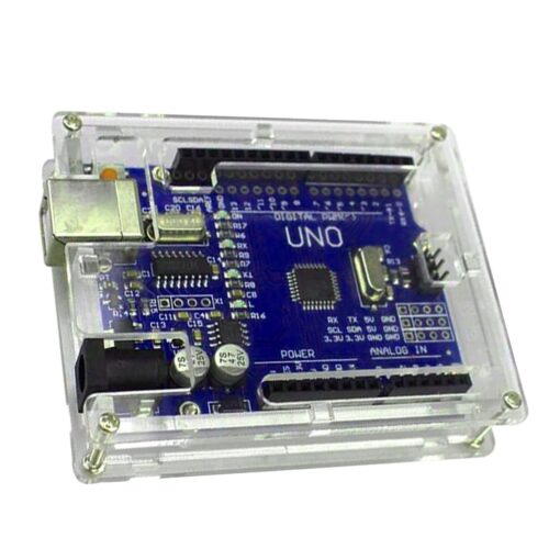 UNO R3 Case -Transparent Acrylic Enclosure PHI1001827 Phipps Electronics 2