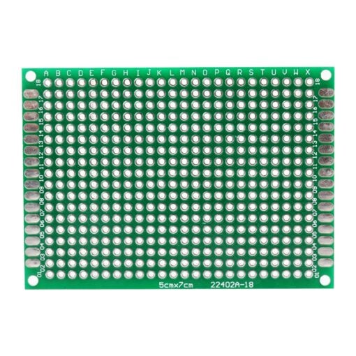 432 Point Solderable PCB Prototype Breadboard 5 x 7cm – Pack of 3 PHI1001829 Phipps Electronics 3