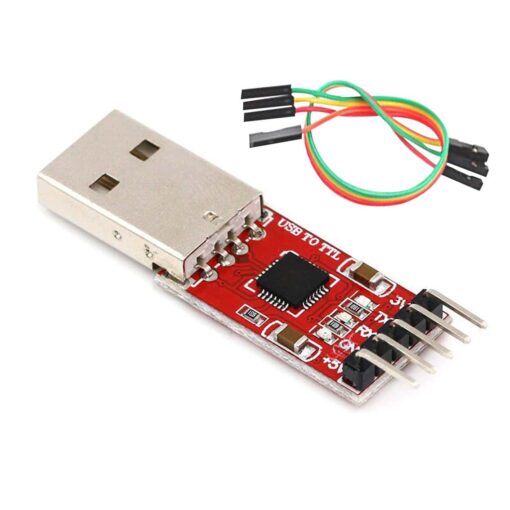 CP2102 USB to TTL UART Serial Converter Module with Jumper Wires PHI1001822 Phipps Electronics 2